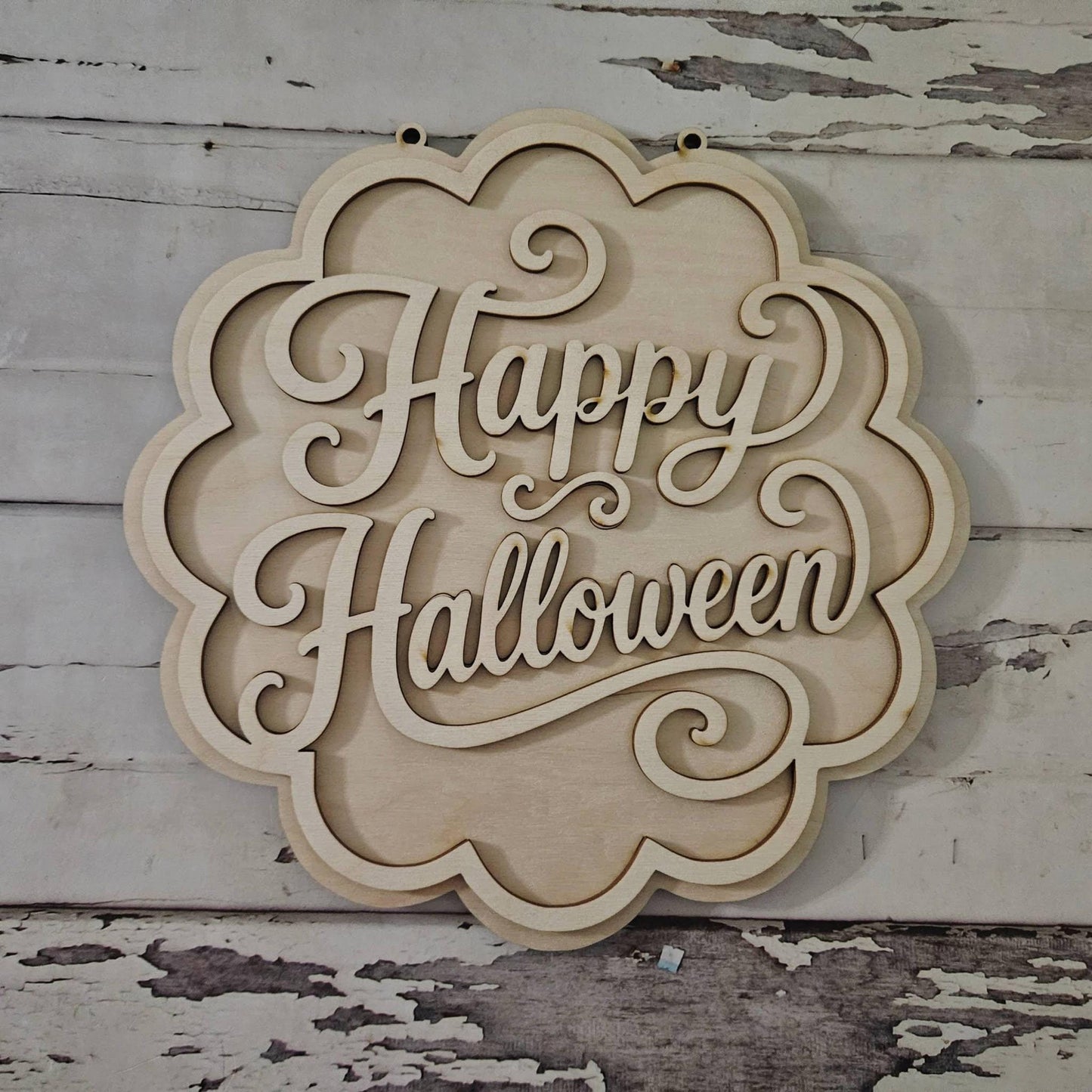 Make your ownHalloween Door Hanger Blank | DIY Unfinished Wood Decor