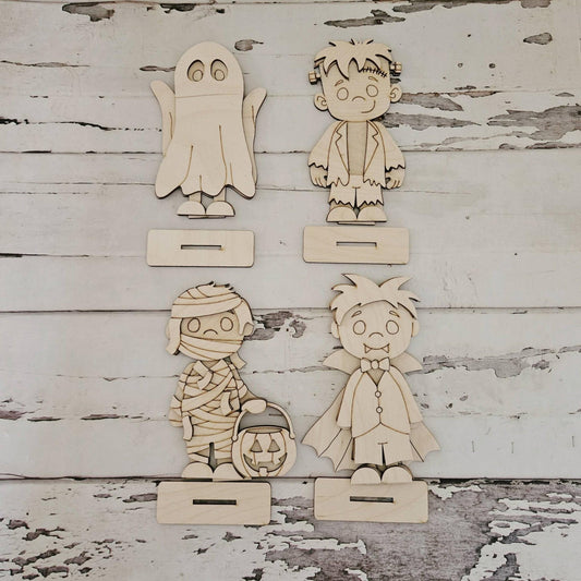 Halloween Gnome Shelf Sitter Wood Blank – DIY Fall Decor