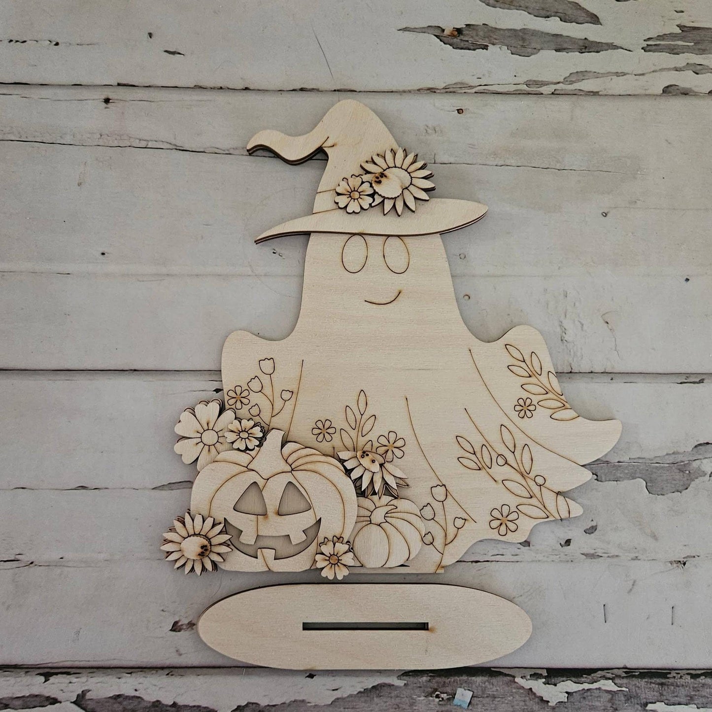 Halloween Gnome Shelf Sitter Wood Blank – DIY Fall Decor