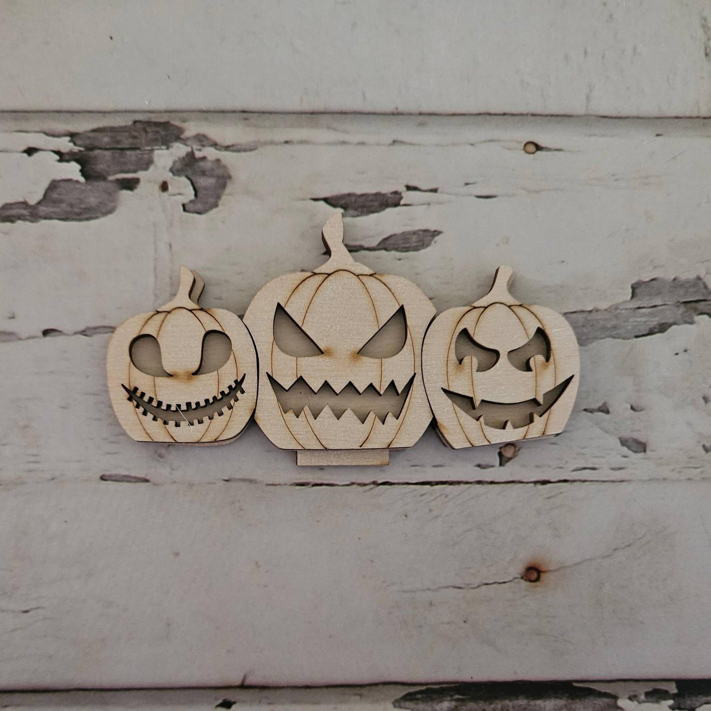 DIY Halloween Interchangeable Basket Wood Blank: Tiered Tray Decor