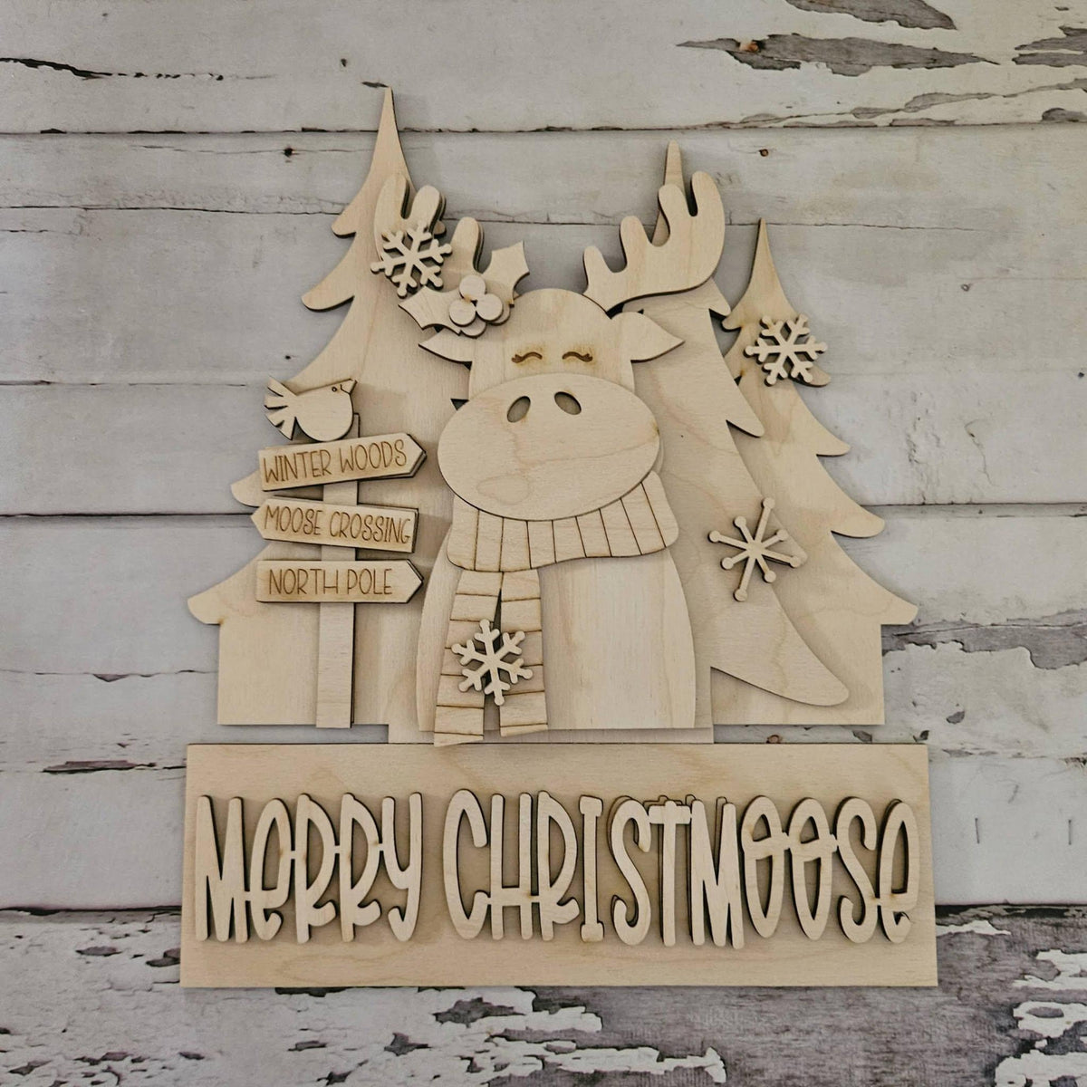DIY Christmas Window Box Insert : Make your holiday home decor