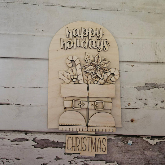DIY Christmas Interchangeable Arch sign, Make your own home decor