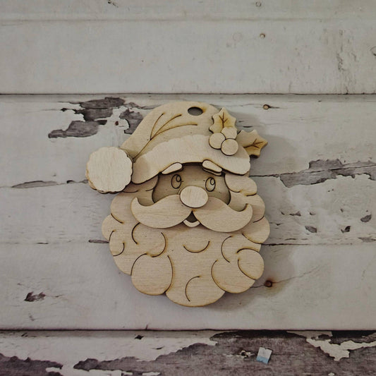 DIY Christmas Ornament Coloring Kit: Unpainted Wooden Ornaments