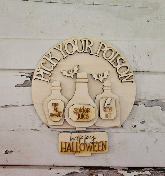 DIY Halloween snow globe interchangeable insert, Make your own fall home decor