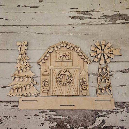 DIY Christmas shelf sitter; Make your own Christmas decorations