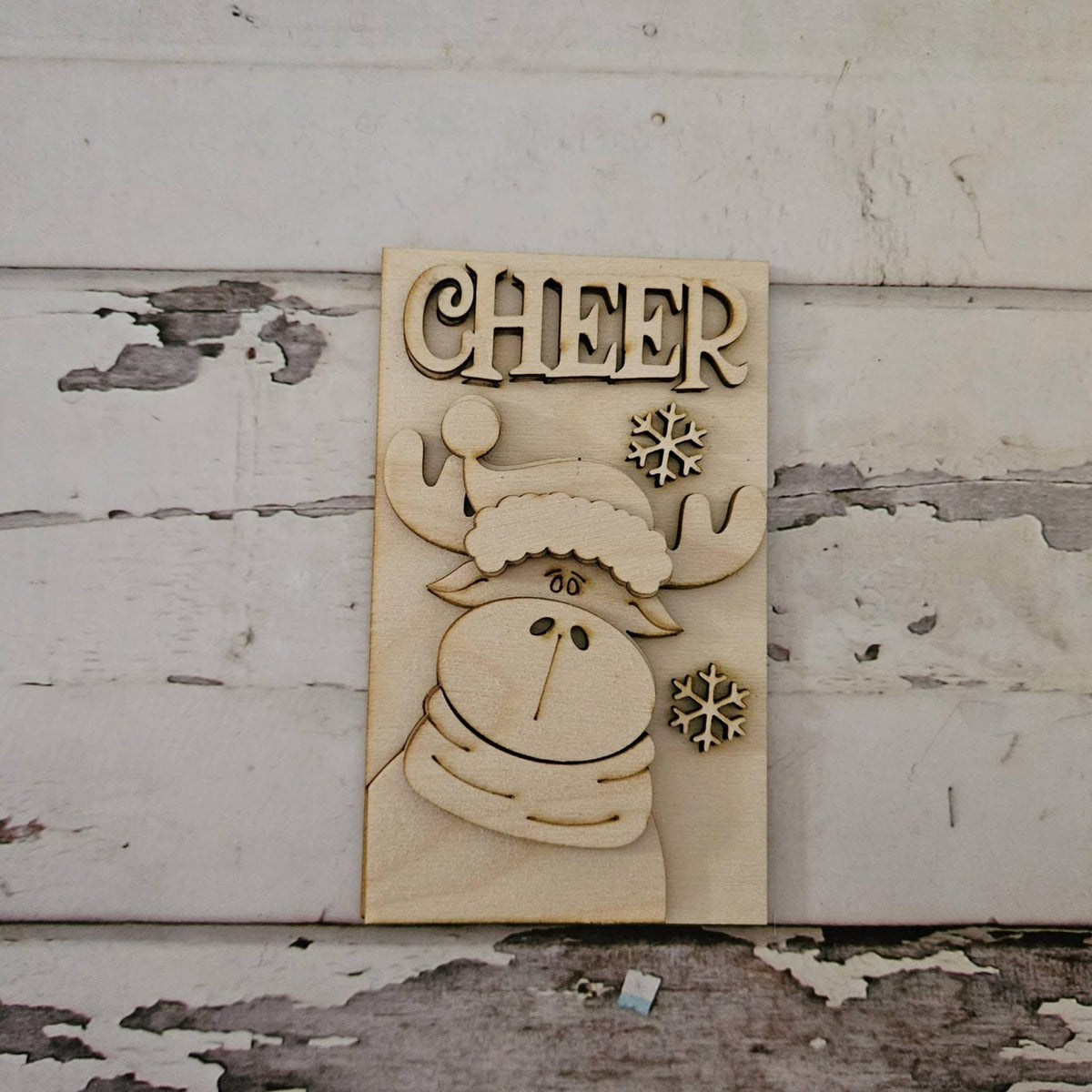 Christmas Gnome Wood Blank, DIY Tiered Tray Decor Shelf Sitter