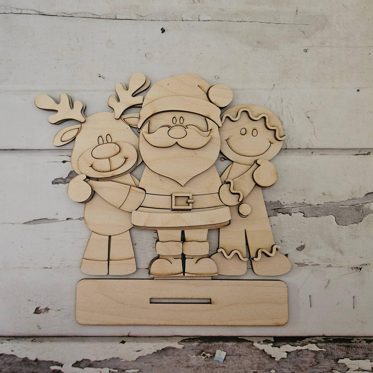 DIY Christmas shelf sitter: Christmas craft kit