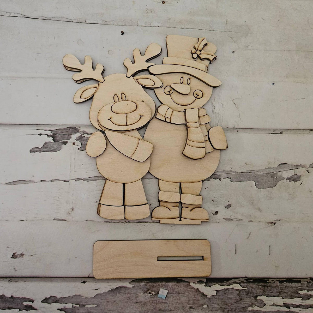 DIY Christmas shelf sitter: Christmas craft kit