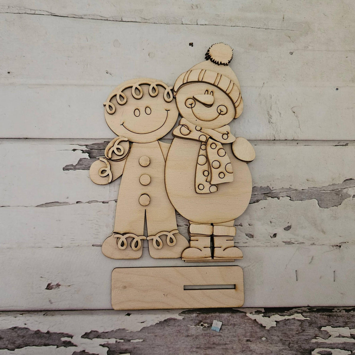 DIY Christmas shelf sitter: Christmas craft kit